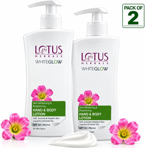 LOTUS HERBALS WhiteGlow Skin Whitening & Brightening Hand & Body Lotio
