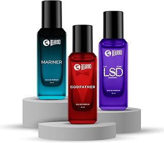 Beardo Intense Blend Trio- LSD,Mariner & GodFather Perfume for Men (20