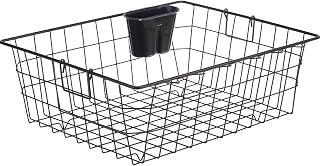 Amazon Brand - Solimo Steel Dish Drainer with Cutlery Stand | Bartan,