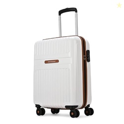 Aristocrat Atlas Cabin Polycarbonate Hard Case 8-Wheel Trolley Bag, Wh