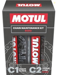 Motul Chain Lube & Chain Cleaner Combo for Bikes  C2 Lubrication + C1