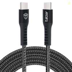 Tukzer Type C to Type C USB 2.0 Cable (40W~5V/3A) PD Fast Charging & D