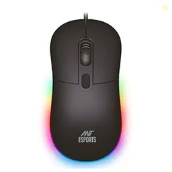 Ant Esports GM40 Wired Optical Gaming Mouse with RGB LED, Lightweight