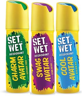 Cool, Charm & Swag Avatar Deodorant & Body Spray Perfume For Men,Pack