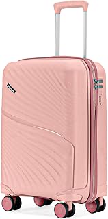 Meridian Cabin Suitcase 55 cm 20 inch Polypropylene Hard Trolley, 8 Sp