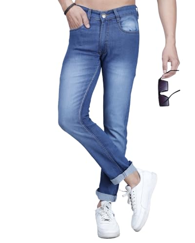 Noble Monk Men Mid Rise Nobel Monk Regular Fit Denim Jeans | Jeans Pan