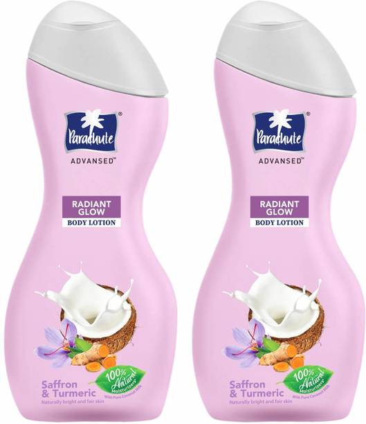Parachute Advansed Radiant Glow Body Lotion with Saffron & Turmeric (