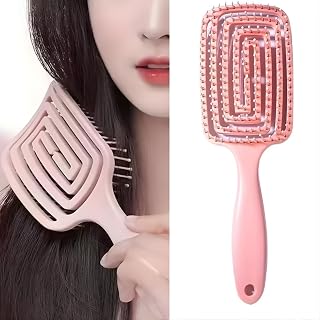3D Detangling Hair Brush for Women & Men, Flexible Vented Hair Comb fo