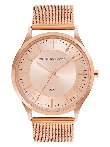 French Connection Jazz Rose Gold Round Analog Watch for Men - FCN00047