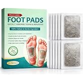 Detox Foot Patches Overnight Bamboo Vinegar, Herbal Detox Foot Pads wi