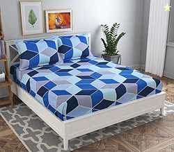 BSB HOME Premium Double Bedsheet with 2 Pillow Covers - 160 TC Superso