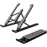 Zebronics-NS1000 Laptop Stand Featuring Foldable Design, Anti-Slip Sil