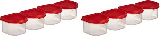 Amazon Brand - Solimo Antimicrobial Modular Plastic Storage Containers