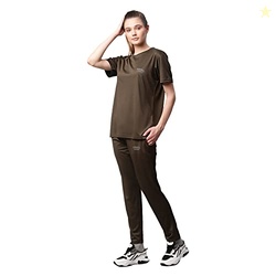 Dryfit Lycra Solid Tracksuit Co-ord Set for Women-DRYFIT_T_D10_002-P