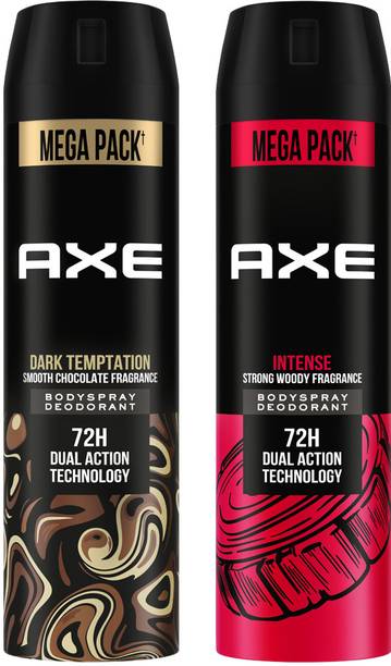 AXE Dark Temptation & Intense Deodorant Spray  -  For Men (430 ml, Pac