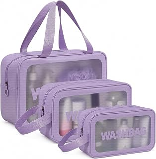 Makeup Pouch Bag PVC Travel Toiletries Organizer Cosmetic Bags Wash Ba