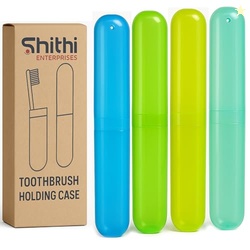 SHITHI Toothbrush Travel Case  Portable & Hygienic Holder with Cover f