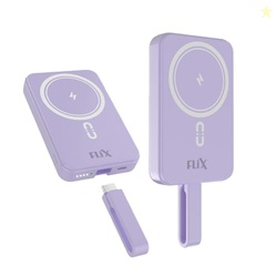 FLiX MagConnect Pro 10k 15W Magnetic Wireless Output,22.5W QC/PD/PPS P