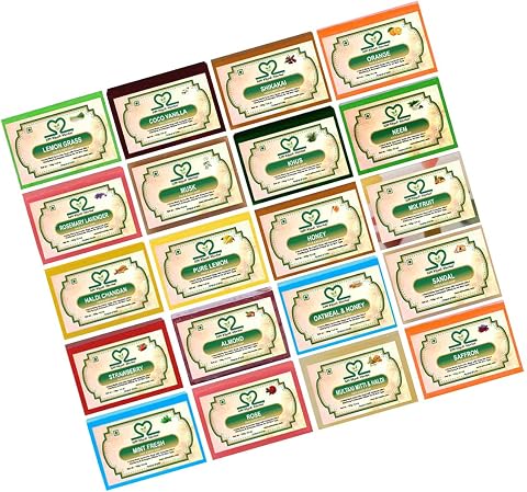 S2M Herbal Super Saver Handmade Bathing Bar Combo - Pack of 20 (With E