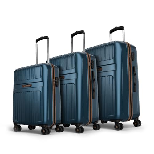 Aristocrat Atlas Set of 3 (Cabin+Medium+Large) Hard Case Trolley Bags,