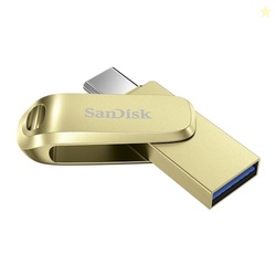 SANDISK Mobile Pen Drive Luxe 256GB, USB Type A & USB C Connector, Up