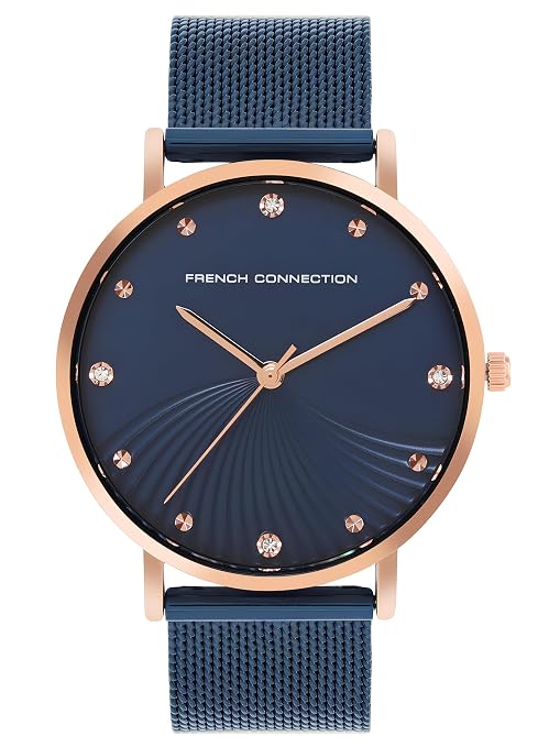 French Connection Blue Dial Analog Watch for Women -FCC01UM