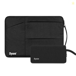 Dyazo 15-15.6 Inch Laptop Sleeve Case | Water Resistant Cover with Cha
