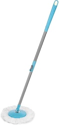 Mopkart Steel Spin Mop Stick for Floor Cleaning Without Bucket with Mi