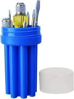 8-in-1 Multipurpose Screwdriver Kit with Interchangeable Bits and Tran