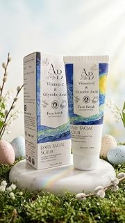 Face Scrub 100ml  Daily Exfoliating Scrub with Vitamin C & Glycolic Ac