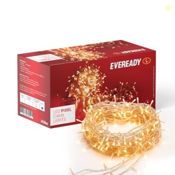 EVEREADY UTSAV 10-Meter LED Pixel Chain Lights, Warm White, Pack of 1