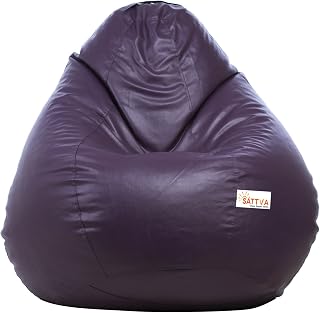 Sattva Classic Bean Bag Cover (Without Beans) XXL Size - Purple