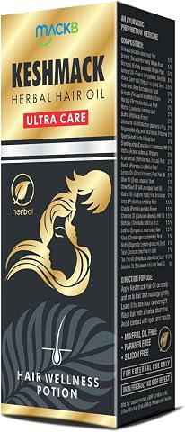 Keshmack Herbal Hair Oil 100ml | Ayurvedic Hair Growth & Scalp Care Oi