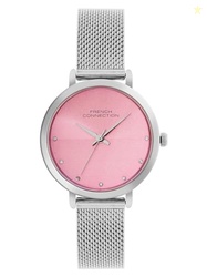 Analog Pink Dial | Silver Stainless Steel | Watch for Women - FCN049A