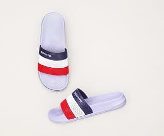 Mens Casual Sliders | Cushioned Comfort Slip-On Slipper | Lightweight