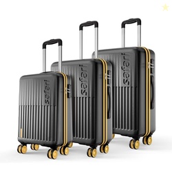 Astra Neo 8 Wheels Set of 3 Trolley Bags, Hard Case Polycarbonate, 360