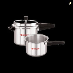 NIRLON Supreme cooker 3 L, 5 L Outer Lid Induction Bottom Pressure Coo