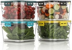 Airtight Kitchen Storage Container Set, BPA Free Plastic Food Storage