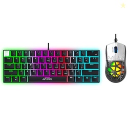 Ant Esports Thunder10, 60% Wired Mechanical Gaming Keyboard Mouse Comb