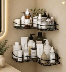 iSTAR Bathroom Organiser Without Drill Bathroom Accessories Set Set of