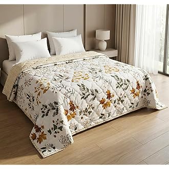 BSB HOME Ultrasonic Quilted AC Comforter 220 GSM|Premium Microfiber Re