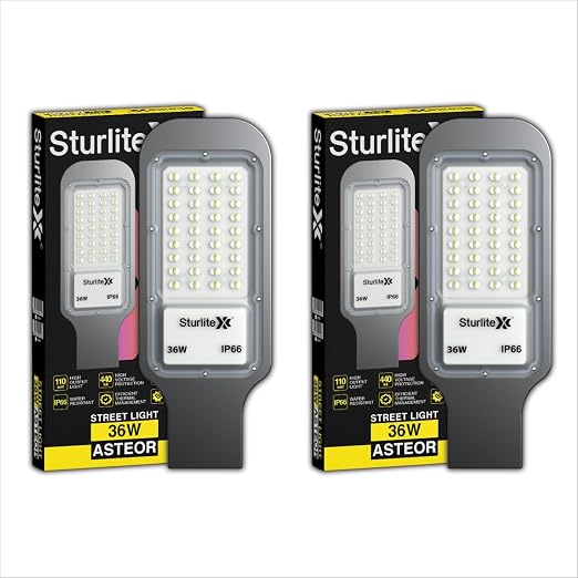 Sturlite Asteor 36W LED Street Light| Cool White 6500K Color Temperatu