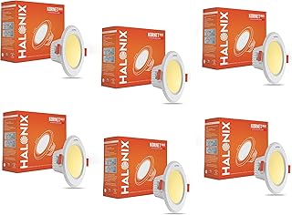 Halonix Kornet 5.5-Watt Junction Box Warm White Led Ceiling Light| Cut