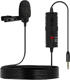 Amazon Basics Metal Condenser Microphone with 6M Cable | Auxiliary Com