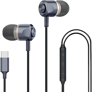 Kratos Tune V7 C Type Earphones Wired, Deep Bass Drivers Earphone, Inl