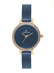 DANIEL KLEIN Analogue Women's Watch (Blue Dial Blue Colored Strap)