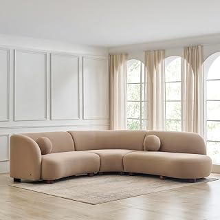 Home Centre | Monalisa | Velvet|Solid Wood | Corner Sofa | Brown | 1 Y
