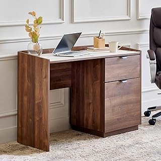 Hadley Study Desk | Study Table for Home Office | Engineered Wood | Br