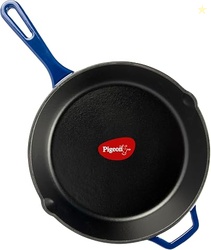 Pigeon Imperi Cast Iron Fry Pan/Skillet, Free Silicone Grip, Pre-Seaso