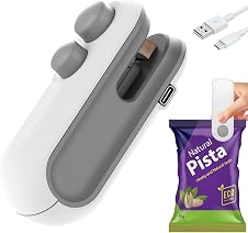 TEKCOOL Portable Mini Sealing Machine, Handheld Packet Sealer for Food